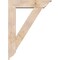 Ekena Millwork Traditional Traditional Smooth Bracket w/ Offset Brace, Douglas Fir, 7 1/2"W x 32"D x 44"H BKT0806X32X44TRA01SDF - alternate 2